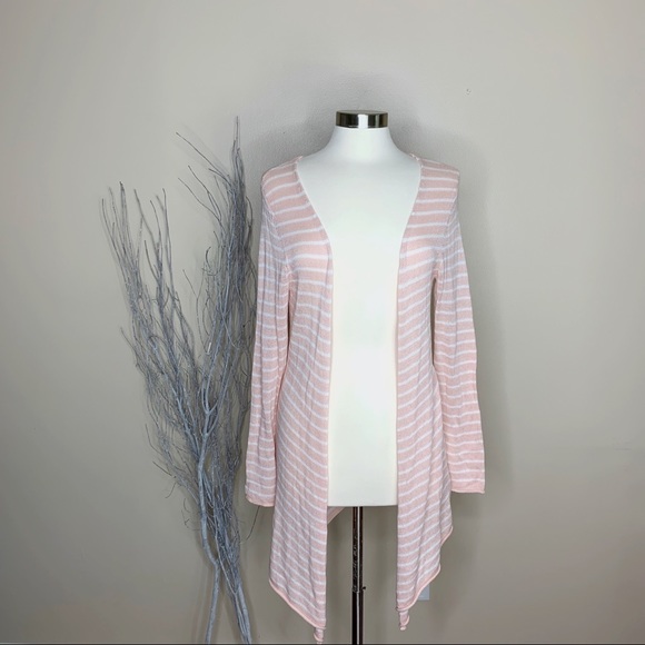 Gaiam Striped Yoga Cardigan - Picture 1 of 5